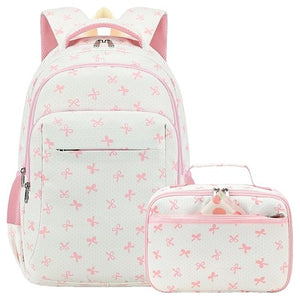 2-Piece Girls Backpack Set With Lunch Bag