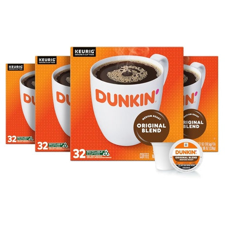 128 Dunkin K-Cup Coffee Pods