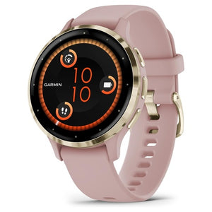 Garmin Venu 3S Soft Gold Stainless Steel Bezel Smart Watch