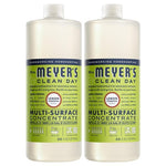 2 Bottles Mrs. Meyer's Clean Day Multi Surface Everyday Concentrate