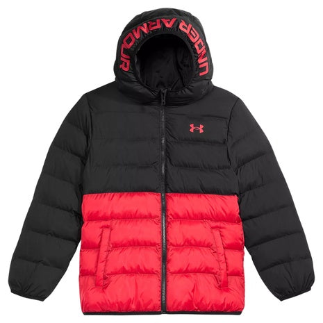 Under Armour Big Boys Pronto Color Block Full Zip Puffer Jacket