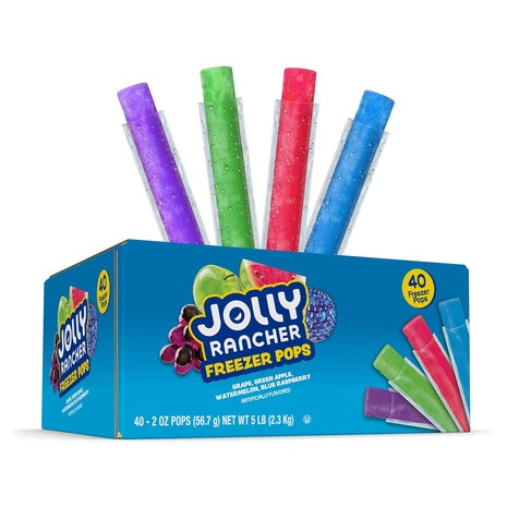 40 Jolly Rancher Freezer Pops Variety Pack