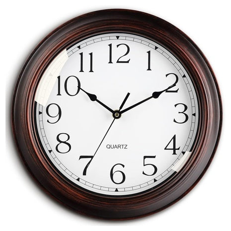 Silent Non-Ticking Vintage Style Wall Clock
