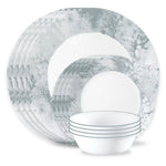 2-Pack Of Vitrelle Salt Wash 12-Piece Dinnerware Set