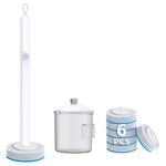 Disposable Toilet Brush Wand with Refills