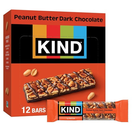 12 Peanut Butter Dark Chocolate Bars
