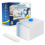 10 Jumbo Vacuum Seal Bags w/ Hand Pump