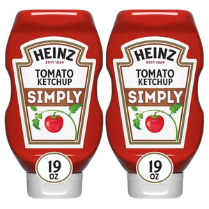 2 Pack Heinz Simply Tomato Ketchup (19oz)