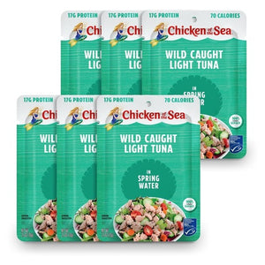 6 Packets Chicken of the Sea Light Tuna