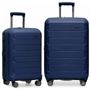 2-Piece Traveler's Choice Pagosa Indestructible Hardshell Expandable Spinner Luggage