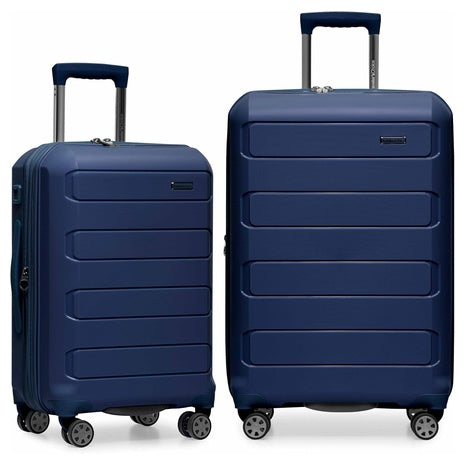 2-Piece Traveler's Choice Pagosa Indestructible Hardshell Expandable Spinner Luggage