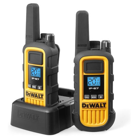 2-Pack DeWalt Heavy-Duty Walkie Talkies