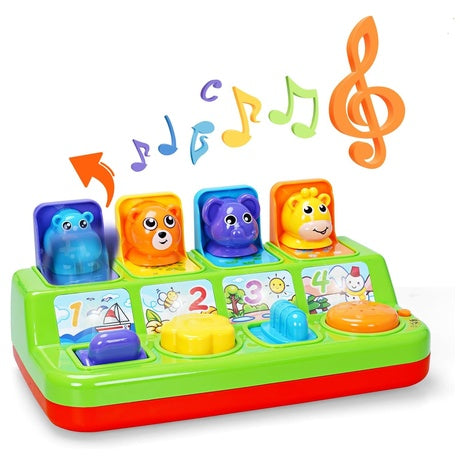 Pop-Up Baby Toy with Lights, Music