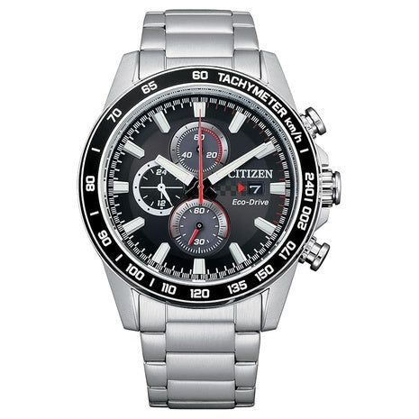 Citizen Men's Sport  Brycen Eco-Drive Chronograph Stainless Steel Watch
