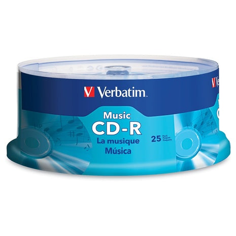 25-Pack Verbatim Music CD-R Discs