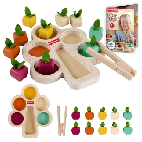 Fisher Price Wood Montessori Toy Sorting Tree