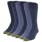 6 Pairs of GoldToe Men's Crew Socks