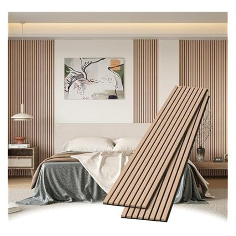 2-Pack 94" Acoustic Wood Wall Panels