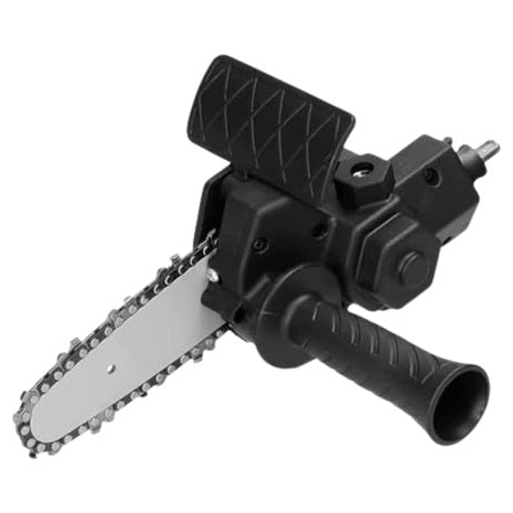 Electric Drill To Chainsaw Converter Kit With 4" Chain & Handle
