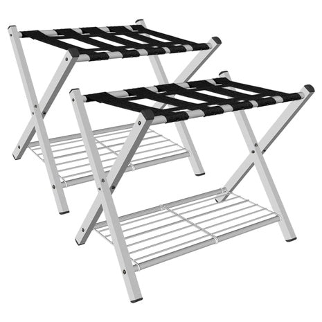 2-Pack Folding Luggage Racks