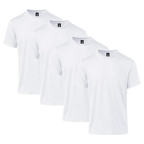 4 Gildan Softstyle CVC T-Shirts (M & L)