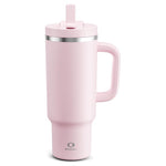 40oz Insulated Tumbler with Handle and Straw