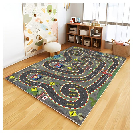 Kids City Road Car Play Rug