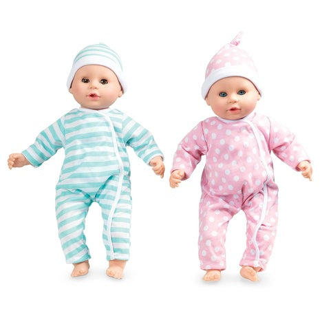 Melissa & Doug Mine to Love Luke & Lucy Realistic Twin Baby Dolls