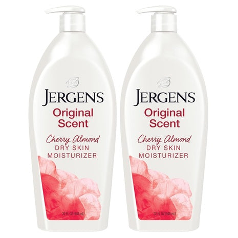 2 Jergens Original Scent Dry Skin Lotion Bottles