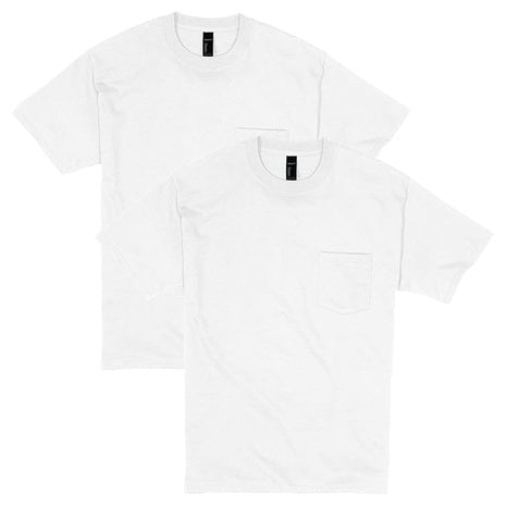 2-Pack Hanes Heavyweight Pocket T-Shirts (4 Colors)