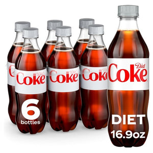 6 Bottles Diet Coke Soda
