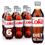 60 Bottles 16.9oz Diet Coke Soft Drink