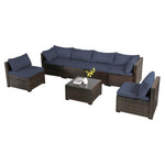JUSKYS 7-Piece All-Weather Patio Furniture Set