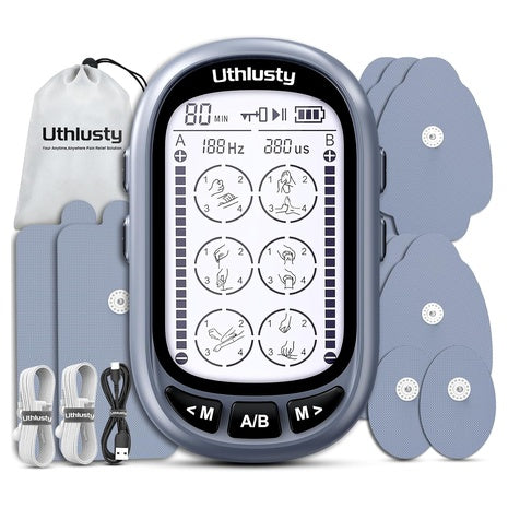 Dual-Channel TENS/EMS Muscle Stimulator
