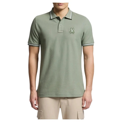 Psycho Bunny Baxter Tipped Pima Cotton Piqué Polo