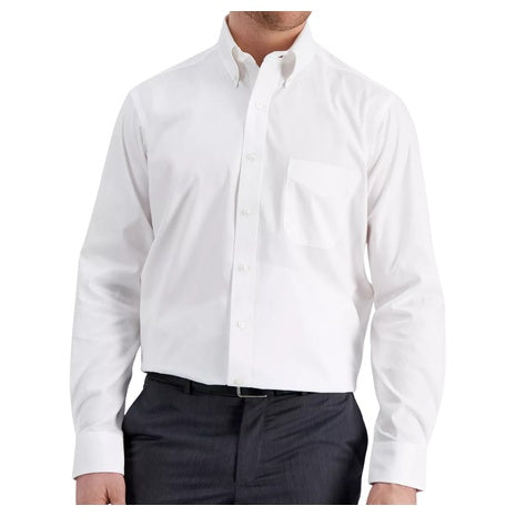 Club Room Men's Regular Fit Pinpoint Dress Shirt