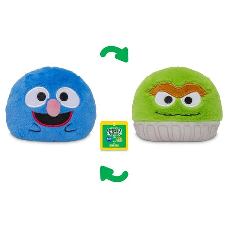 Oscar The Grouch & Grover Reversible Plush