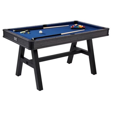 5' Barrington Harrison Pool & Billiard Table (Black/Blue)