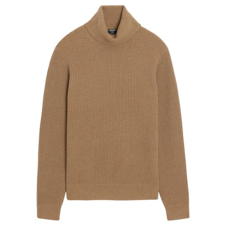 Todd Snyder Men's Waffle Cashmere Turtleneck