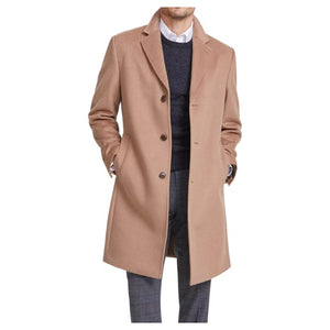 Michael Kors Men's Classic Fit Wool Cashmere Blend Kavon Overcoat