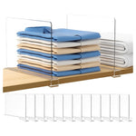 12 Acrylic Shelf Dividers