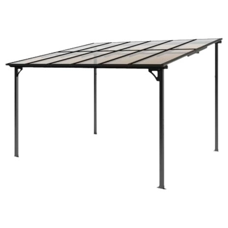 Alaulm 10ft X 12ft Galvanized Steel Outdoor Pergola