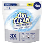 OxiClean Triple Action White Revive Laundry Whitener Powder (4lbs)