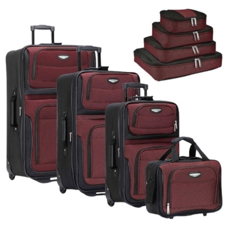 8-Piece Travel Select Expandable Rolling Luggage Set