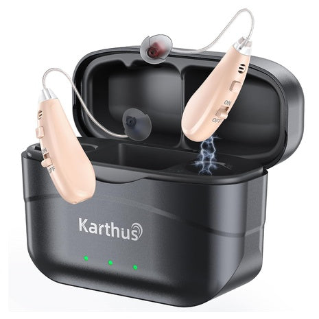Rechargeable Hearing Aids With Noise Cancelling