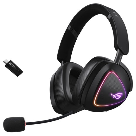 ASUS ROG Delta II Wireless Gaming Headset With Detachable Mic