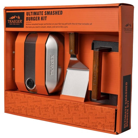 Set Of 3 Traeger Grills BAC734 Ultimate Smashed Burger Kit