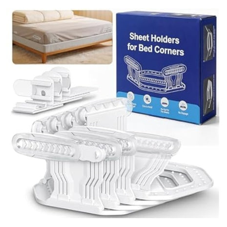 8-Piece Freshvive Sheet Holders With Heavy Duty Bed Lock