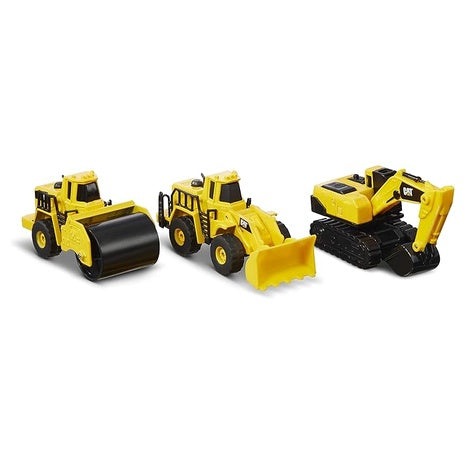 3 CAT Die Cast Construction Vehicles Toy Set