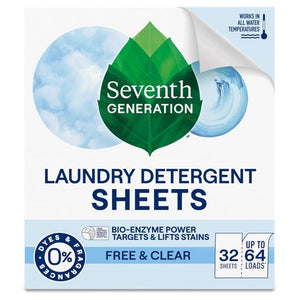 32 Seventh Generation Laundry Detergent Sheets